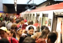 Evacuan tren del Metro de Santo Domingo por falla eléctrica